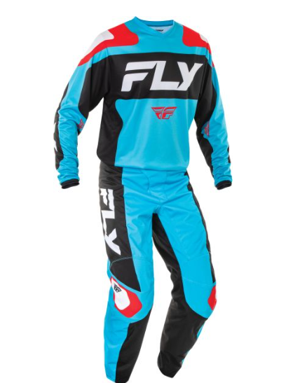 Pantaloni moto enduro/cross FLY RACING F-16 negru/albastru/alb