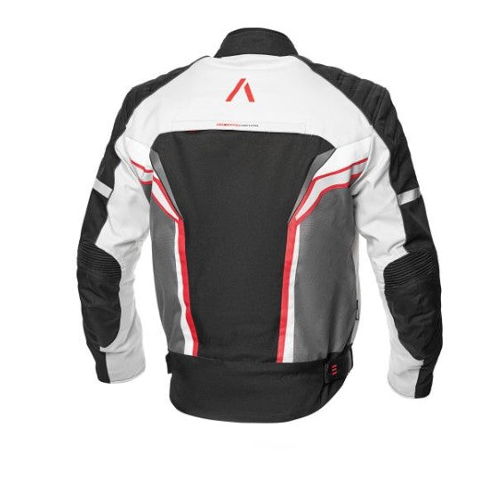 Geacă moto ADRENALINE SOLA 2.0 PPE Negru/Gri/Roșu