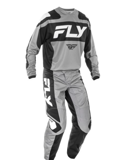 Pantaloni moto enduro/cross FLY RACING F-16 negru/alb