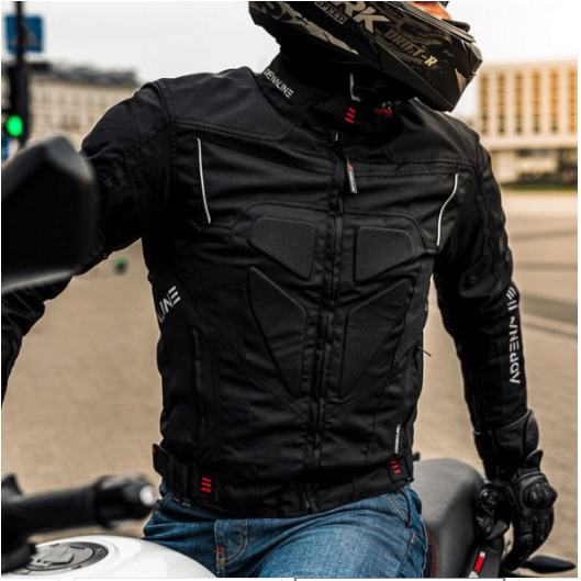 Geacă moto ADRENALINE HERCULES PPE Negru