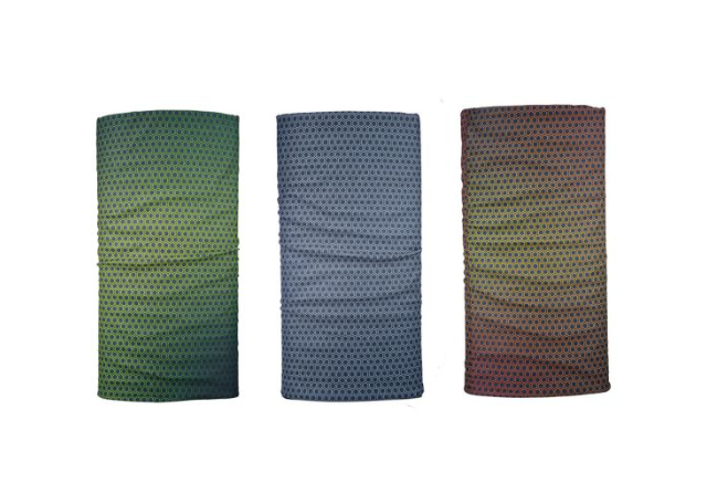 Eșarfă multifuncțională OXFORD NACREOUS COMFY 3 buc gri/verde/maro