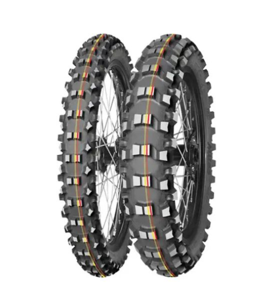 MITAS TERRA FORCE MX SM Front red & yellow stripe 70/100/19