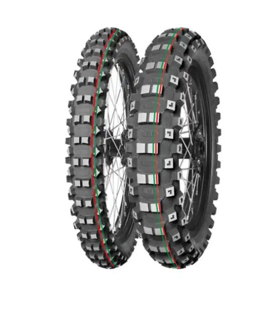 MITAS TERRA FORCE MX MH Front NHS red & green stripe 70/100/17