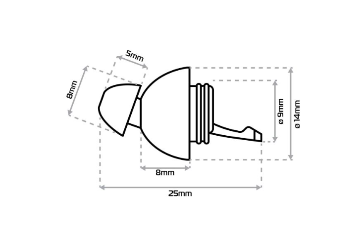 Dopuri de ureche moto - OXFORD FILTERBUDS