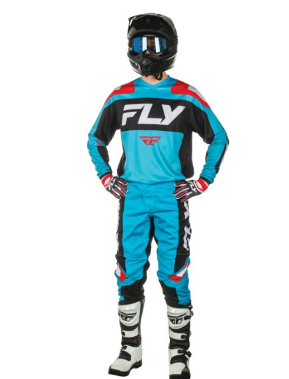 Bluză enduro/cross FLY RACING F-16 negru/albastru/alb