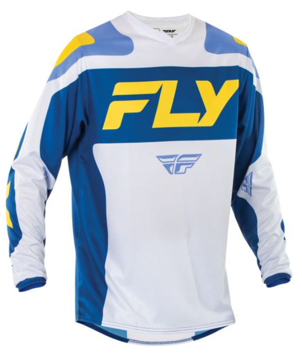 Bluză enduro/cross FLY RACING F-16 albastru/alb/galben
