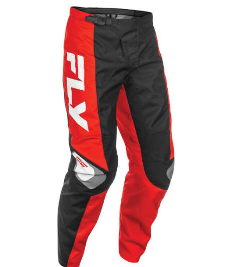 Pantaloni moto enduro/cross FLY RACING F-16 negru/roșu/alb