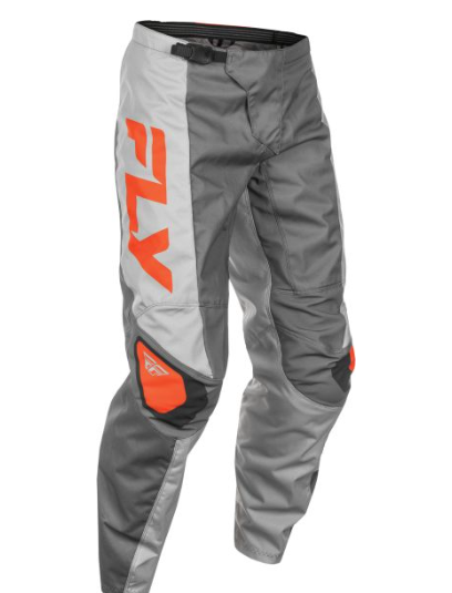 Pantaloni moto enduro/cross FLY RACING F-16 gri/portocaliu