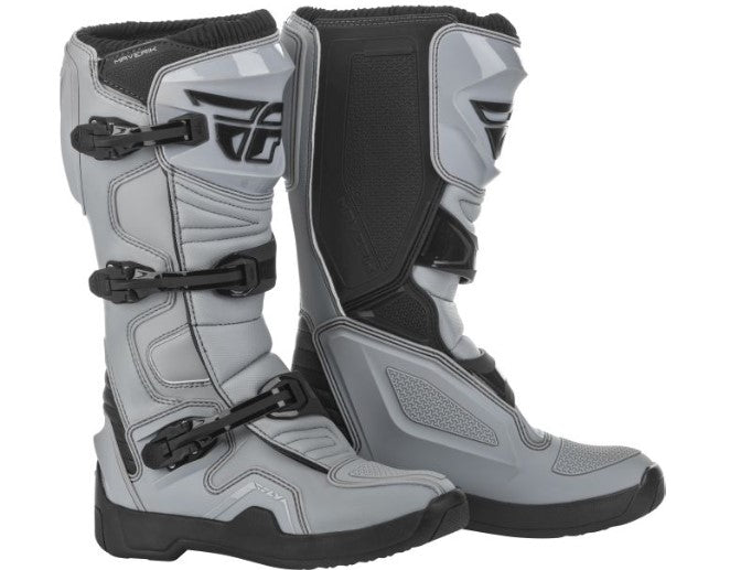 Cizme cross/enduro MAVERIK FLY RACING negru/gri
