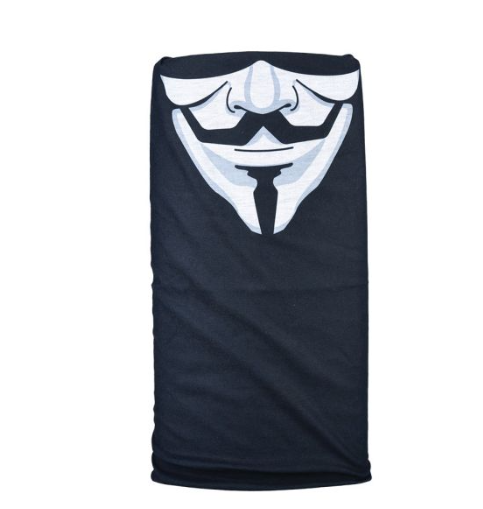 Eșarfă multifuncțională OXFORD MASKS COMFY 3 buc alb/negru