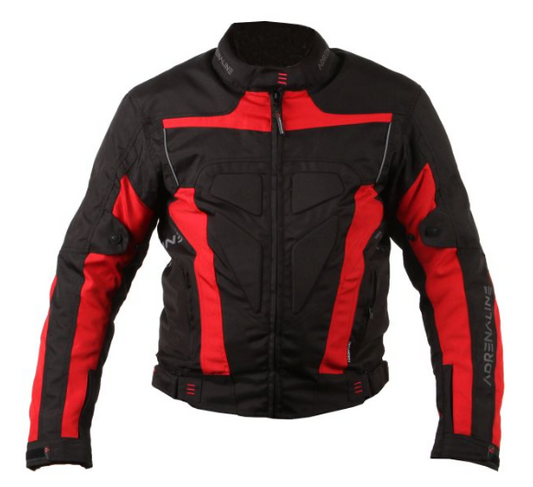 Geacă moto ADRENALINE HERCULES PPE Negru/Roșu